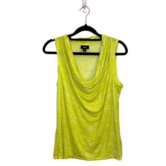 Mossimo Bright Green Cowl Neck Tank Top Medium - Picture 1 of 7